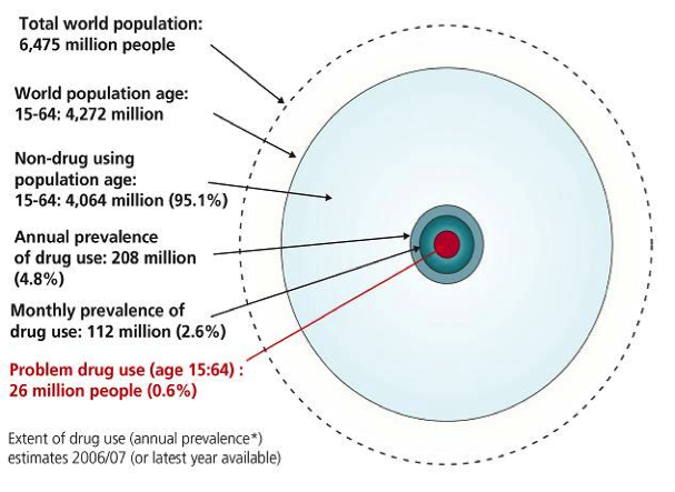 Source: UNODC, 2008 World Drug Report, Juin 2008